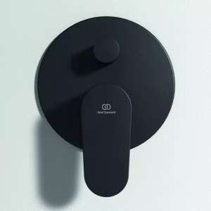 Baterie cada - dus incastrata Ideal Standard Cerafine O negru mat fara corp ingropat - Img 5