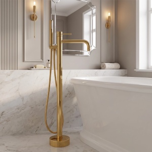 Baterie cada pentru podea Rea Lungo Diamond Gold - Img 3