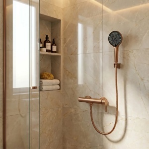 Baterie de dus REA Arcos Brush Copper - Img 3