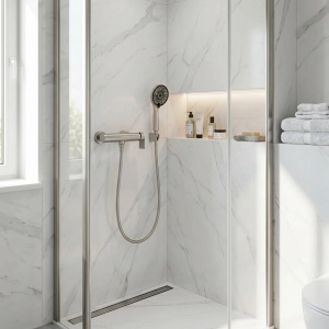 Baterie de duș Rea Hunter Brushed Nickel - Img 6