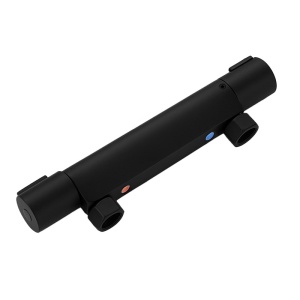Baterie dus cu termostat si montaj pe perete T203 Black - Img 9