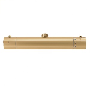 Baterie dus cu termostat si montaj pe perete T203 Gold - Img 3