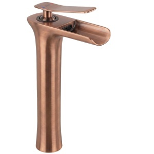 Baterie inalta pentru lavoar Rea Laguna Brush Copper High