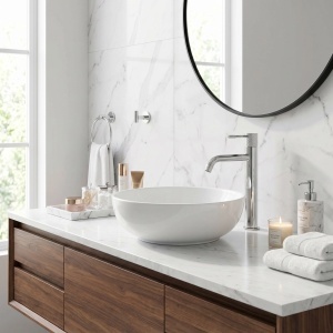 Baterie inalta pentru lavoar Rea Venti Chrome - Img 3