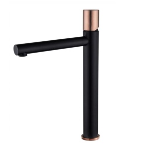 Baterie inalta pentru lavoar VELDMAN SOFIA Black Rose Gold