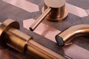 Baterie incastrata Rea Rose Lungo Copper Periat + Sistem Box - Img 3