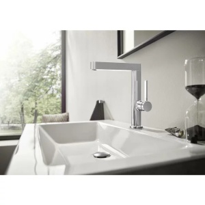 Baterie lavoar Hansgrohe Finoris 230 cu pipa pivotanta si ventil Push-Open crom - Img 4