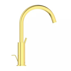 Baterie lavoar inalta Ideal Standard Atelier Joy cu ventil Pop-Up auriu periat - Img 5