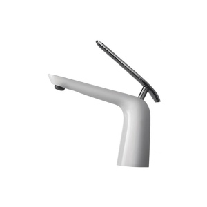 Baterie Lavoar PRO White U.H2601, Montaj Pe Blat, Inaltime 16.6 Cm, Finisaj Crom - Img 1