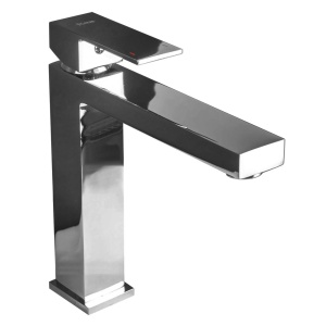 Baterie Lavoar REA FENIX CHROM Low, Montaj Pe Blat/Lavoar, Capat Fix, Monocomanda, Inaltime 15 Cm, Finisaj Crom - Img 4