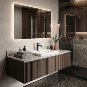 Baterie pentru baie Rea Rivo Black - Img 6