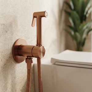 Baterie pentru bideu Rea Foster Brush Copper - Img 5