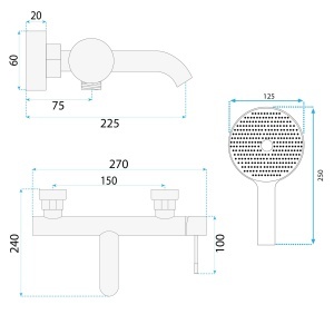 Baterie pentru cada REA Rivo Brush Nickel - Img 8