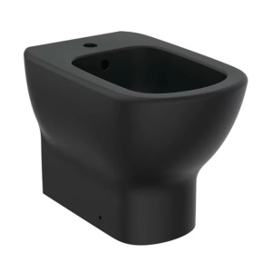 Bideu pe pardoseala negru mat Ideal Standard Tesi back-to-wall - Img 1
