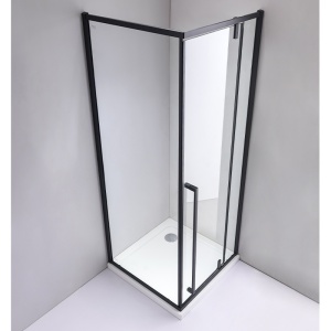 Cabina de dus BS11B Patrata 90x90cm, Design Modern +Cada de dus Riko, Culoare Negru - Img 19