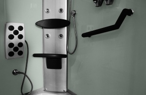 Cabina de dus cu hidromasaj alba MO-18220, montaj dreapta, 120 x 85 x 215 cm - Img 6