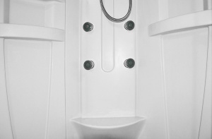 Cabina de dus cu hidromasaj MO-1681C cu rame cromate 90 x 90 x 215 cm - Img 5
