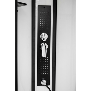 Cabina de dus de colt Clara 02A, Cu Hidromasaj, Dimensiune 80x80cm - Img 6