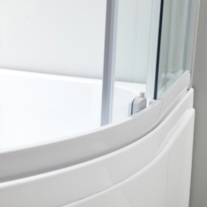 Cabina de dus din sticla securizata cu cadita de dus inalta montaj dreapta Maja 115 x 85 cm - Img 10