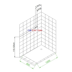 Cabina de dus dreptunghiulara cu hidromasaj si cadita inclusa montaj stanga Alma 120 x 80 cm - Img 21
