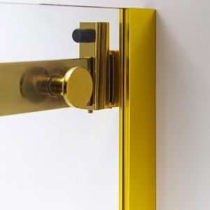 Cabina de dus dreptunghiulara KZ202B auriu 110 x 90 cm sticla 8 mm - Img 17