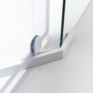 Cabina de dus KZ91B Pentagonala 90x90cm, Design Modern , Culoare Alb - Img 14