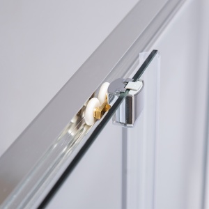 Cabina de dus patrata din sticla securizata cu rame cromate si usi glisante ZKM-1019 100 x 100 cm - Img 13