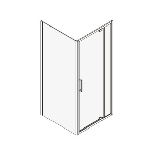 Cabina de dus patrata Mediterraneo Andina, 90 x 90 cm, crom - Img 5