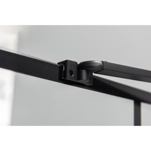Cabina de dus rectangulara cu rame negre si sticla securizata 6 mm BS02C 120 x 80 cm - Img 20