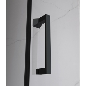 Cabina de dus rectangulara KZ103 Neagra 90x80 cm - Img 7