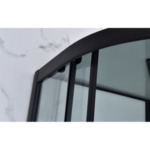 Cabina dus de colt, Cadita Semicirculara, 80x80cm, Inaltime 210 cm, Cu Hidromasaj - Img 20