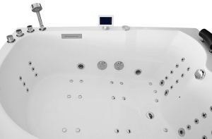 Cada cu hidromasaj de colt MUE-004A Dreapta, 170 x 120 cm, 2 persoane, baterie termostatica si cromoterapie - Img 12