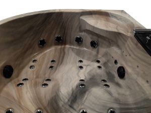 Cada cu hidromasaj de colt pentru 2 persoane MUS-1062 dreapta – 180 x 122 x 60 cm, Mediterranean - Img 9