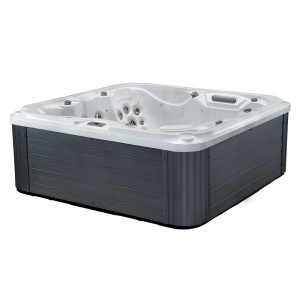 Cada cu hidromasaj jacuzzi pentru gradina PRO 1366 pentru 5 persoane 210 x 210 x 80 cm