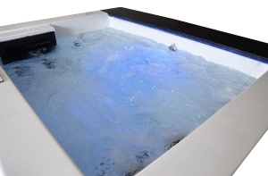Cada cu hidromasaj jacuzzi pentru gradina PRO-1543 pentru 3 persoane 200 x 170 x 80 cm - Img 12