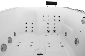Cada cu hidromasaj SPA MUE-0052A pentru 2 persoane, 180 x 120 x 70 cm, 66 duze si incalzitor - Img 10