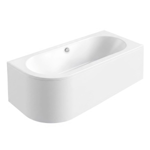 Cada de baie alba cu montaj dreapta Rea Orion Right 160cm