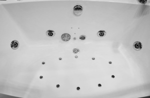 Cada de baie cu hidromasaj MO-0055W 175 x 89 x 60 cm, panou de sticla, 2 locuri, alb - Img 16