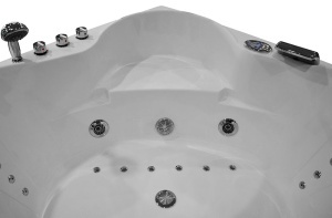 Cada de baie cu hidromasaj MO-1001 Turbo+ SPA de colt 140 x 140 x 65 cm pentru 2 persoane - Img 11
