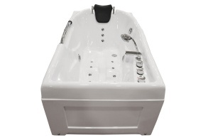 Cada de baie cu hidromasaj MO-1634B SPA, 170 x 87 x 60 cm, cromoterapie, Bluetooth, baterie termostatica - Img 5