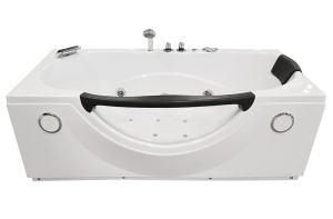Cada de baie cu hidromasaj si cromoterapie MO-1002 cu geam panoramic, baterie termostatica si Bluetooth – 180 x 88 x 65 cm - Img 5