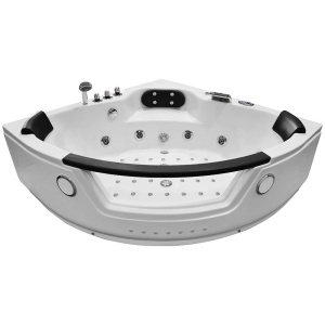 Cadă de baie cu hidromasaj SPA MO-1004 HC - cu încălzitor, 152x152x56 cm - Img 1