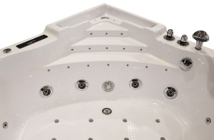 Cada de baie cu hidromasaj Turbo SPA + MO-1678, alba, 150 x 150 x 62 cm - Img 8