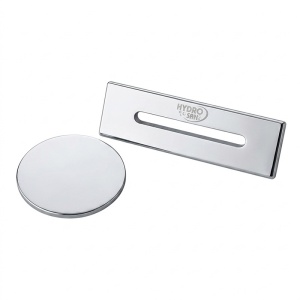 Cada de baie freestanding canelata, montaj universal, Carlo 517D 170 x 75 cm, alba cu ventil cromat - Img 13