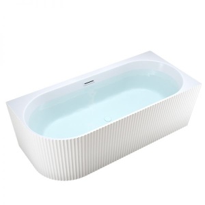 Cada de baie RIO 504D, Dimensiune 170x75cm/Dreapta, Design Elegant, Culoare Alb, Culoare Alb - Img 1