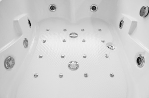 Cada de baie spa cu hidromasaj montare dreapta 180x120x63 cm alba - Img 16
