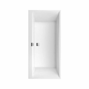 Cada dreptunghiulara compozit Villeroy&Boch Squaro Edge12 170x75 cm Quaryl - Img 3