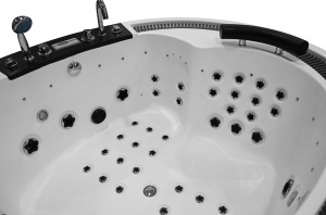 Cada SPA cu hidromasaj MUS-1099, Dimensiune 210x170x70 cm, carcasa grafit - Img 7