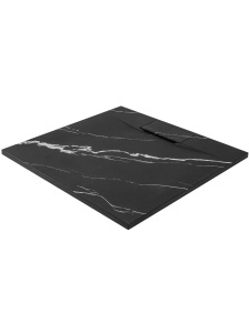 Cadita de dus 90x90 Bazalt CARRARA Black - Img 6