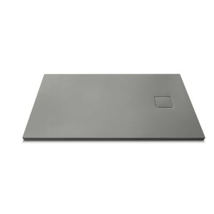 Cadita de dus dreptunghiulara din compozit de piatra Pro Exclusive gri 120 x 80 x 4 cm - Img 3